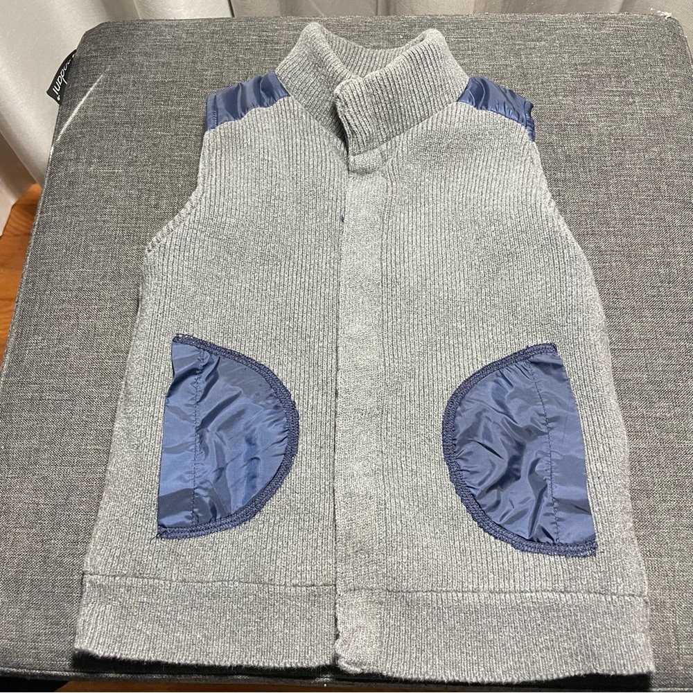 Troy James boys collection cotton knit quilted vest 3T